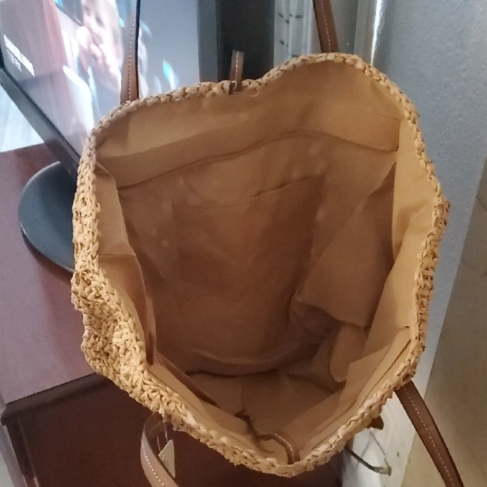 Tote Bag Tan Handcrafted - Picture 5 of 6